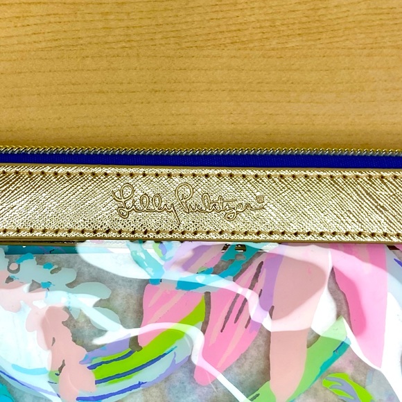 Lilly Pulitzer GWP Clear CATCH ALL Pouch - Picture 7 of 9
